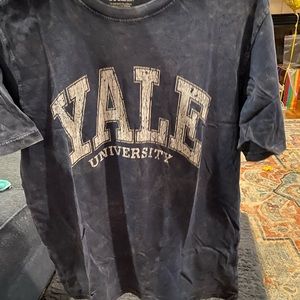 2 -Yale t shirts one gray one navy NWT Boys size 18